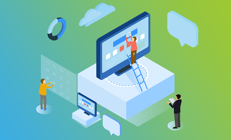 米兰app官方官网保SaaS需求插画2